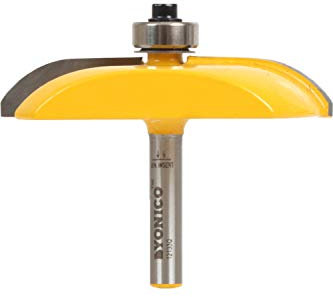 Yonico 12133q - Raised Panel Router Bit, Cove - Diameter: 2-1/2, Cutting Depth: 1 - 1/4 Shank