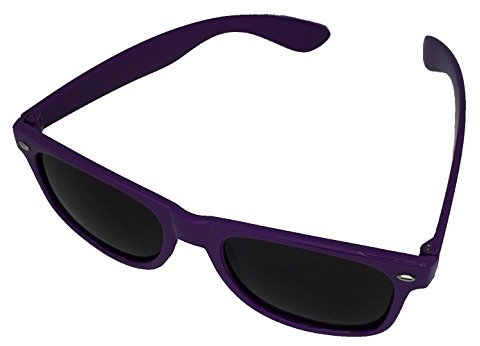 Boolavard TM Sonnenbrille Nerdbrille retro Art. 4026 - erhältlich in 45 verschiedenen Farben (Helles Lila)