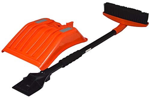 Agora Tec® Coche Invierno Set de limpieza 3tlg. compuesto de nieve Pala, escoba de nieve Rasqueta & (Batidor)