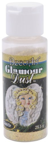 Deco Art Glamour Dust Iridescent Glitter 1.04oz-Gold