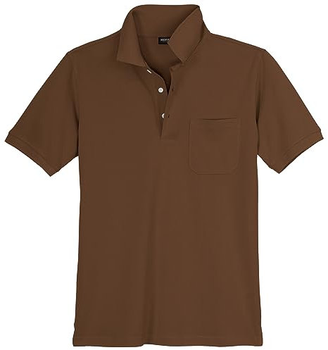 Redfield Übergrößen Piqué Poloshirt braun Ralph
