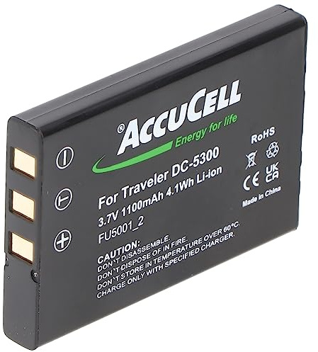 AccuCell Akku kompatibel mit Akku Somikon DV-920.HD Akku