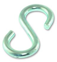 Suki 6161132 Esse offen gleich 35 mm, verzinkter Stahl, 4-teilig