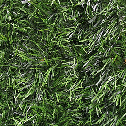 TENAX Divy Optima 1,00x3 m Verde, Seto Artificial con Flecos Finos sobre una Estructura de Alambre Plastificado, para Ocultación de Terrazas, Balcones y Cercados