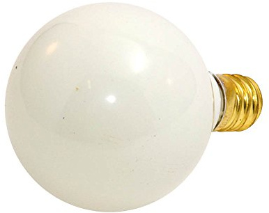 Bulbrite Incandescent G12 Candelabra Screw Base (E12) Light Bulb, 10 Watt, White