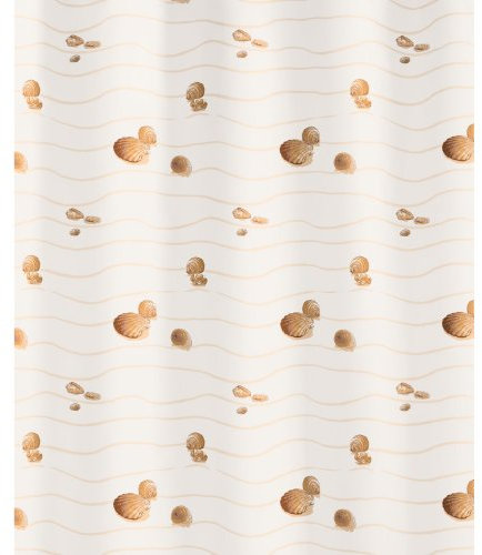 Kleine Wolke 5163216305 Duschvorhang Miami, 180 x 200 cm, beige