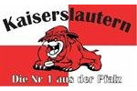 Bulldogge Kaiserslautern Fussball Fahne Flagge Grösse 1,50x0,90m - FRIP –Versand®