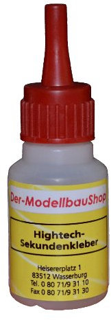 Der-ModellbauShop - Hightech Sekundenkleber (CA) dünnflüssig 20g (100g/EUR 27.75), dms-047236002