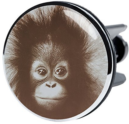 Sanilo XXL Waschbeckenstöpsel, viele schöne Stöpsel für das Waschbecken zur Auswahl, deckt den kompletten Abflussbereich ab (Alfred XXL)