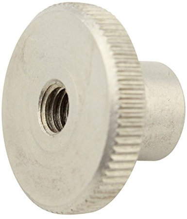 SC-Normteile | 10 Stück Rändelmuttern (hohe Form) | M10 | DIN 466 | Edelstahl A1 (VA) | SC466