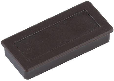 Haftmagnet rechteckig, Tragkraft 1000g, 23mm breit, 50mm lang, blau