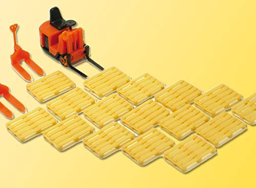 Kibri 38147 - H0 Deko Set Lager: Stapler und Paletten