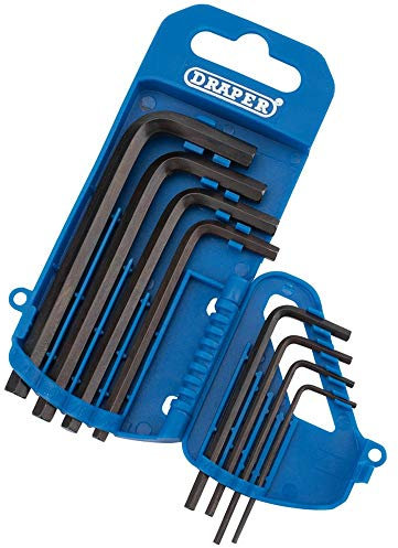 Draper 33685 Imperial - Juego de llaves hexagonales (8 unidades), color azul