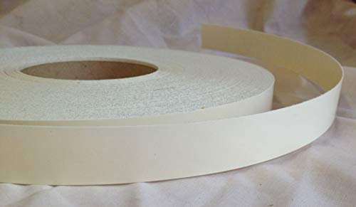 Vale Veneers Pre Glued Iron on Melamine Cream High Gloss Edging Tape 22mm Wide x 5 metres