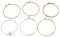 BQLZR Goldene 012-053 1253 CA60-M Metall Fret Draht Stahl Saiten Ersatz F篓鹿r Akustische Klassische Gitarre Pack von 6