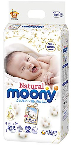 Moony Natural NB Windeln (0-5 kg) // Japanische Diapers Moony Natural NB (0-5 kg) // Понские ПодГРНикики Moony Natural NB (0-5 kg)