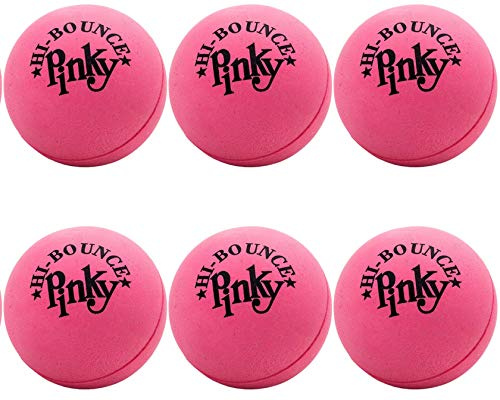 JA-RU Hi-Bounce Pinky Bouncy Ball for Kids (6 Pk) 976-6A