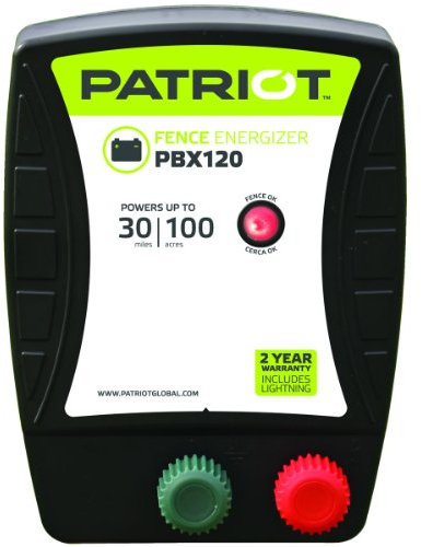 Patriot PBX120 Battery Fence Energizer, 1.2 Joule