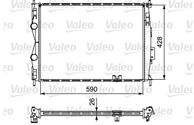 Valeo Kühler, Motorkühlung 735116 | Kompatibel mit: NISSAN QASHQAI / QASHQAI +2 I