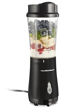 Hamilton Beach 51101B Personal Blender with Travel Lid, Black by Hamilton Beach