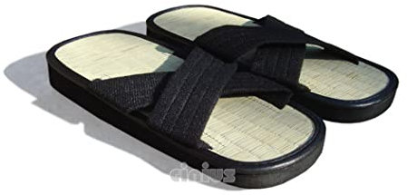 cinius Sandales japonaises Zori Avec Semelle Intérieure En Tatami Goza