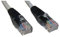 2m Crossover-Kabel mit schwarzen Stiefeln - Premium-Qualität / geschirmte (FTP) / RJ45 / network / Ethernet / cat5e / patch / Peer to Peer / console auf Konsole oder PC