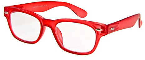 I NEED YOU Lesebrille Woody Limited / +2.50 Dioptrien/Rot, 1er Pack