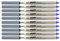 LAMY Kugelschreiberminen M 16 Großraummine Metall dokumentenecht, Strichstärke M, blau, 10er Spar-Pack
