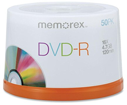 Memorex DVD-R-Spindel (4,7 Gb/16 x) 50 Pack DVD-R Spindle
