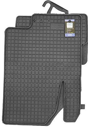 PETEX Gummimatten passend für Soul ab 02/2009-12/2010 / Soul ab 01/2011-03/2014 Fußmatten schwarz 4-teilig