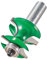 Trend CraftPro Corner Bead Router Cutter, 1/2 Inch Shank, 38.1mm Cut Diameter & 26mm Cut Length, 9.5mm Radius, Tungsten Carbide Tipped, Bearing Guided, C216X1/2TC