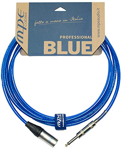 MPE Cavo per collegamento casse attive PROFESSIONALE Made in Italy 1 XLR cannon maschio e 1 jack mono D. 6,3mm MOD MK700 (15 MT)