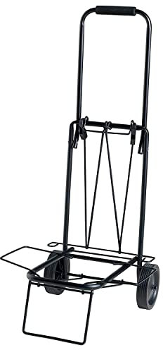 MAURER Carrello acciaio portabagagli portata max 45kg con fune elastica 36X24XH 94