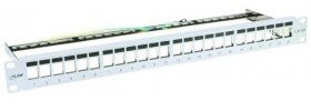 InLine 76824 A 1U Patch Panel – Patch Panels (Cat.6 A, Grey, 1U)