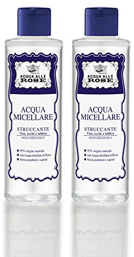 Roberts: Garrafa de água micelarAcqua alle Rose (200 ml) (pacote com 2) [importação italiana]