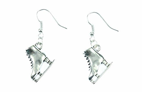 Miniblings Schlittschuhe Ohrringe Eiskunstlauf Winter Eisprinzessin silber - Handmade Modeschmuck I Ohrhänger Ohrschmuck versilbert