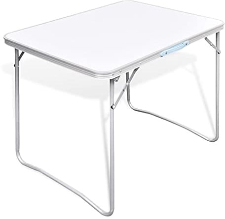 vidaXL Campingtisch zusammenklappbar mit Metallrahmen 80 x 60 cm