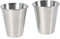 Tatonka Edelstahl-Becher Shot Cup Set (2 Stück á 60 ml) - Schnapsbecher mit je 60ml Volumen aus rostfreiem 18/8 Edelstahl - Stapelbar, lebensmittelecht, unzerbrechlich, schadstofffrei - Ø 6 x 6 cm