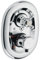 Kludi Fertig-Montagesatz für Unterputz-Thermostat, verchromt, 517200520