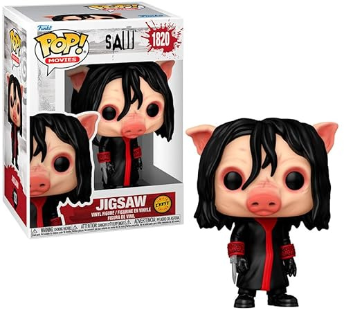Funko Pop! Movies Jigsaw | Saw Chase | Exklusive und limitierte Chase Edition | Vinylfigur zum Sammeln Horror | FS
