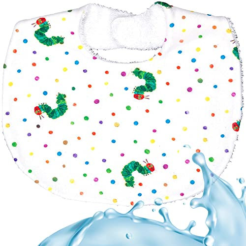 Smithy Fashion 1305012 Lätzchen Raupe Nimmersatt, 24 x 16, weiß