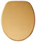 Sanilo Soft Close Toilet Seat, Wide Choice of Glittering Toilet Seats, Stable Hinges, Easy to Mount (Gold)