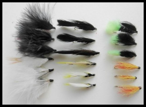 Forellen Fliegen, 18 gemischt lockt, Vorspeisen, Viva, Micky Fin, Ghost, etc., Fly Angeln