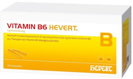 Vitamin B6 Hevert injekt, 100 St. Ampullen | bei Vitamin B6-Mangelzuständen