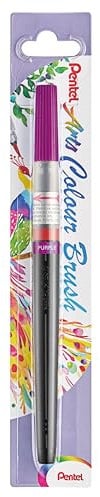 Pentel XGFL-150X - Colour Brush, einzigartiger Pinselstift gefüllt mit Aquarelltinte, violett, 1 Stück