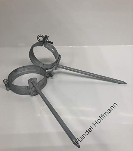 Fallrohrschelle Schlagschelle in 3 Größen (groß für 100mm Fallrohr)