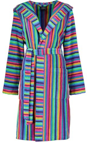 Cawö Bademäntel Damen Kurzmantel mit Kapuze 7049 Multicolor - 84