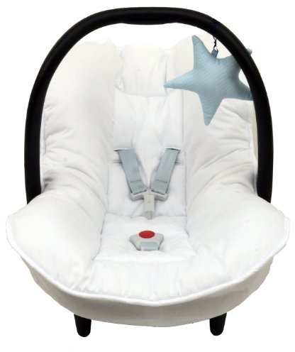Baby Blausberg Bezug für die Maxi Cosi Citi Babyschale in weiß