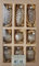 Dekohelden24 Lauschaer Christbaumschmuck - 9er Set in Silber - 50 Kugelaufhänger gratis