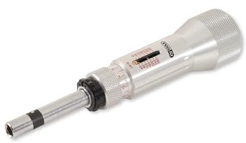 KS Tools ESD Drehmoment Schraubendreher 1/4 mit Mikrometerskala 516.3235 I 40-300 cNm I Gewindeschutz durch das richtige Drehmoment I Präzisions Schraubenzieher